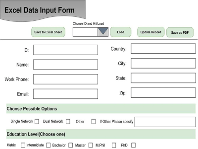 Professional Data Capturing Form In Excel VBA