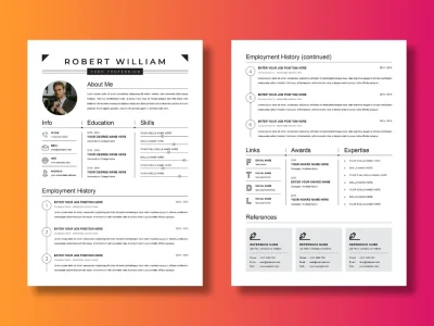 A Eye-Catching Resume (CV)