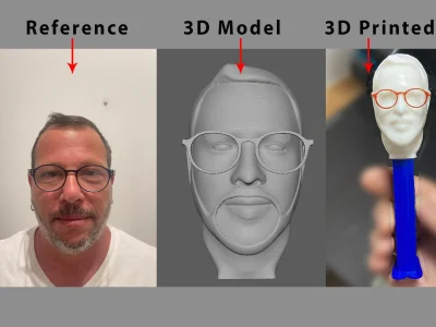 Stl 3d model from image for 3d printing