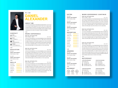 A Eye-Catching Resume (CV)