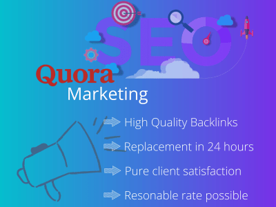 High quality marketing backlinks from Quora