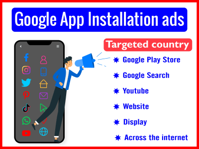 Mobile app marketing android & iso by google app install promotion
