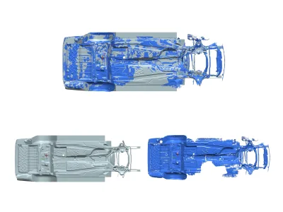 Complete 3D Model from your 3D Scan data