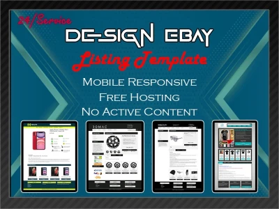 Custom ebay template responsive ebay listing template | Upwork