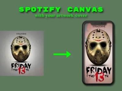 Spotify canvas with your artwork