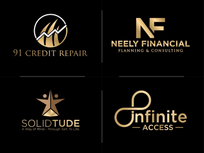A financial, wealth advisor, wealth management and consulting logo