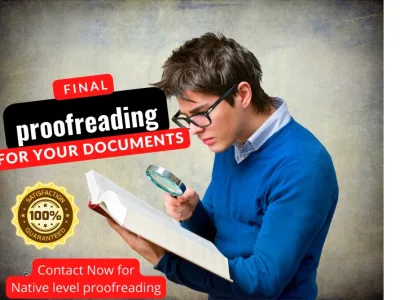 Best Proofreading, Editing & Formatting of All the Documents