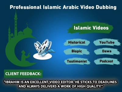 Islamic YouTube Videos Dubbing English\German\Arabic
