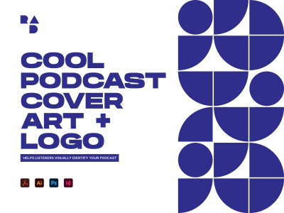 A cool podcast cover art