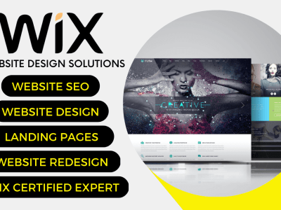 Wix website wix website design wix website redesign or website development