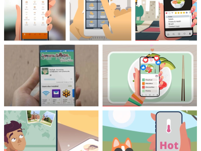 A high-Quality mobile app promo video.