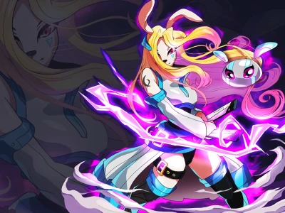 1 character or creature design in anime style