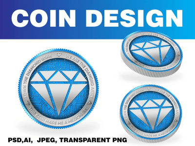Three Dimensional Digital Coin Design
