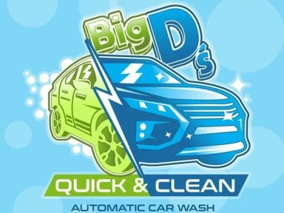 Outstanding automotive, auto detailing, and car wash logo