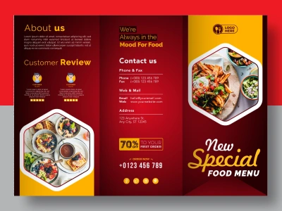 Premium restaurant menu design, fast food menu, meal menu, pizza, cafe, bar