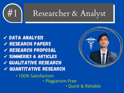 Plagiarism free Literature review, Analysis, and Research
