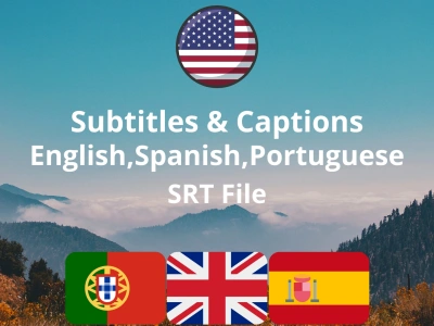 Subtitled video in English, Spanish or Portuguese