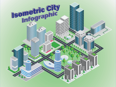 Animated Isometric Vector Illustration for Website/Apps/Business