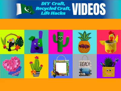 DIY craft, recycled craft, life hacks videos