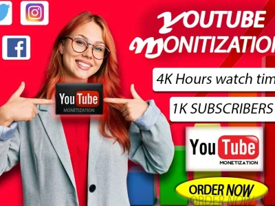 Organic promotion and marketing for youtube monetization