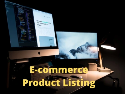 E-commerce product listing, data entry, and web research