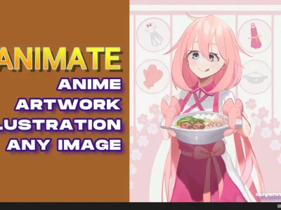 A video animation from your anime or illustration