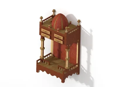 An extraordinary furniture design of house temple