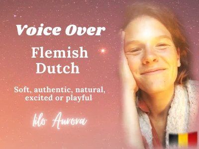 A quality Flemish voice-over with up to 100 words