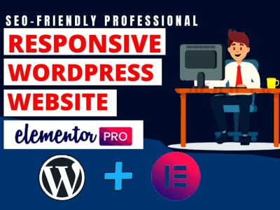 A responsive modern wordpress website with elementor pro | Upwork