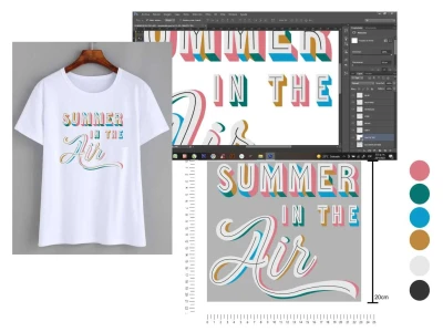 Color separated Photoshop file ready for printing!