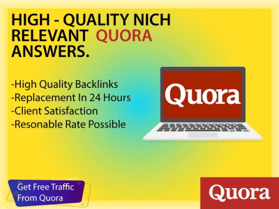 Authority Backlinks From Quora Answers To Promote Your Business Globally