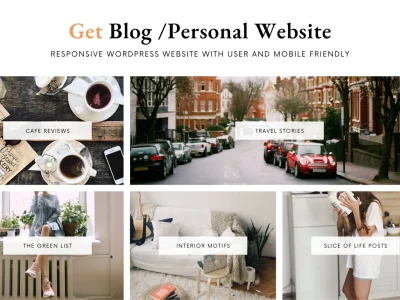 Resposive Wordpress Blog or Personal Website