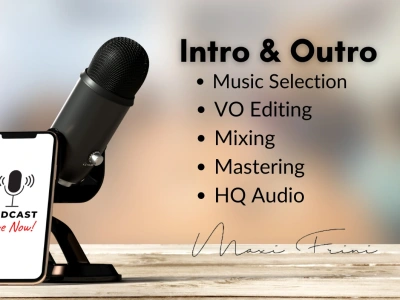 A professional intro & outro for your podcast