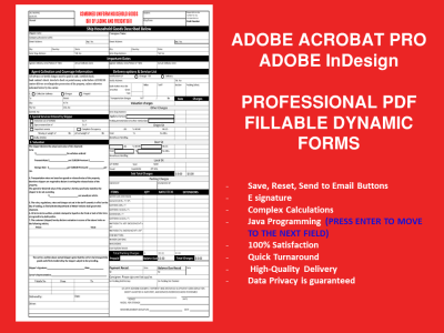 Professional PDF forms, word forms, excel forms, quotations, survey form