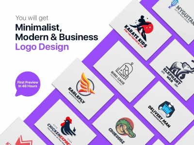 A Freestyle, Logotype, Custom Flat Logo & Campaign, Bespoke Logo Design