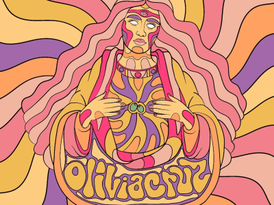 A fantastic abstract and creative illustration