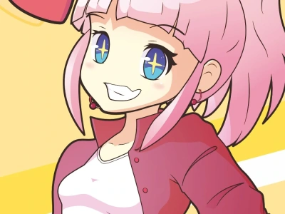 An anime style portrait.
