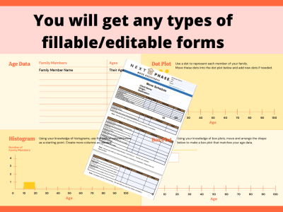 Any type of Fillable/Editable Form, PDF/Google, printable & online forms