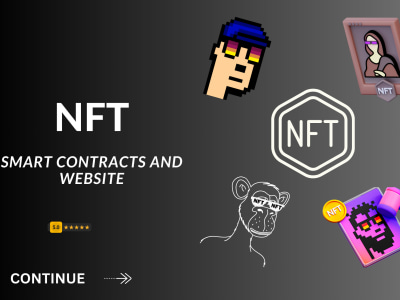 NFT landing page | NFT Smart Contract | NFT website design and development