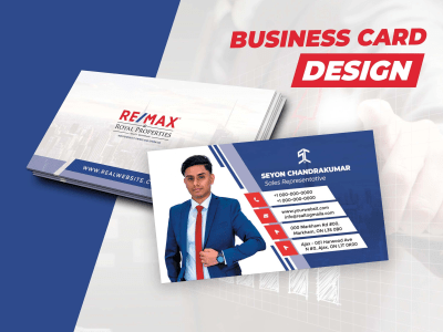 An outstanding, modern, unique business card design