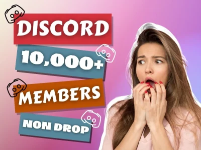 3000 random discord members offline  to boost your server nondrop