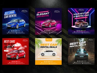 Social Media Design, Facebook, Instagram, LinkedIn, Posts, Banner Design
