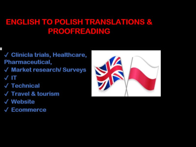 English to Polish proofreading & editing