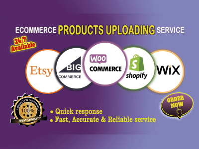 Product uploads/import to your WooCommerce / Shopify / Wix store