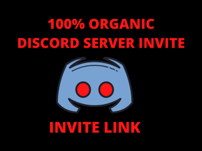 Organic Invite Link Promotion to Your Discord Server And other Social Media
