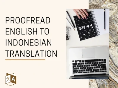 Your Indonesian documents proofread in 24 hours
