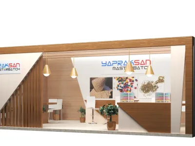 Great trade show booth design and detailed visualization