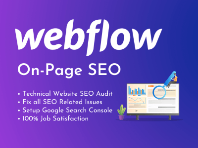 A complete ON Page SEO for your Webflow website