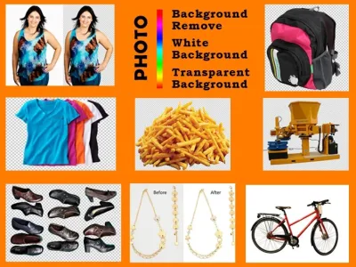 Background removal of photos