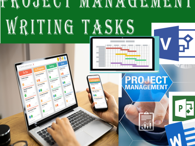 A proficient project management writer